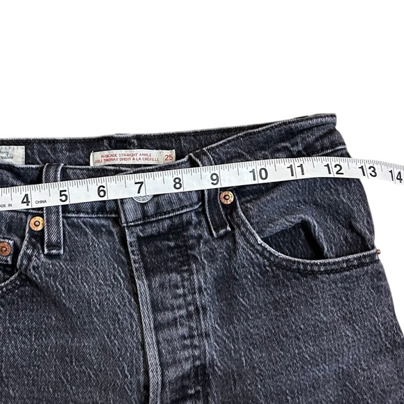 Levi's Women's Ribcage Straight Ankle Jeans- Size 25 - Picture 7 of 14